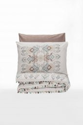 Cotton Box Candy Tek Kişilik Nevresim Takımı Asilo Kahve thumbnail 4