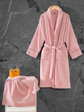 Cotton Box Exclusive Single Bornoz Seti Pudra M/L - 1