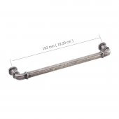 Doğanlar Gusto 192 mm Mobilya Kulp Olifka Antik Gümüş - 2