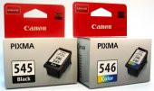 Canon PG-545/CL-546 Multi Pack Siyah ve Renkli Kartuş - 1