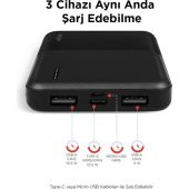 Ttec Mojue 10.000 mAh Powerbank PB08 Taşınabilir Şarj Aleti / Powerbank-Siyah ( by ttec ) - 3
