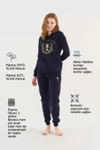 U.S. PoloAssn 16812 Kadın Uzun Kollu Pijama Takımı - 9