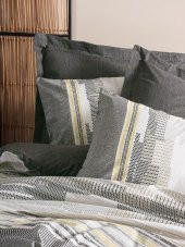 Cotton Box Toprak Çift Kişilik Nevresim Takımı Taron Vizon thumbnail 2