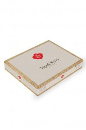 Cotton Box Toprak Çift Kişilik Nevresim Takımı Taron Vizon thumbnail 4