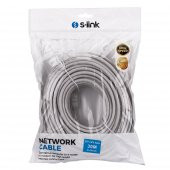 S-LINK SL-CAT630 NETWORK İNTERNET KABLO 30 METRE CAT6 ÖRGÜLÜ DAYANIKLI KABLO - 3