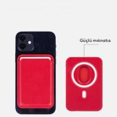 Apple iPhone 13 Pro Cardsafe Magsafe Kartlık Cüzdan Kılıf Kapak - 11