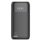 LinkTech PD23 Premium 20000 mAh PD 30W Süper Hızlı Powerbank Siyah - 1