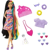 Orjinal Barbie Upuzun Muhteşem Saçlı Bebekler Ve Aksesuarları Siyah Saçlı Kalpli Barbie - 2