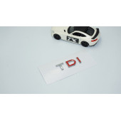 DK Tuning TDi Çift Kırmızı Bagaj Krom ABS Yazı Logo Skoda İle Uyumlu thumbnail 2