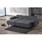KAGU CORNER FLAVİA KÖŞE TAKIMI PUFLU KOYU GRİ - 6