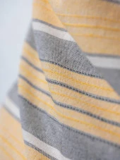 Cotton Box Natureforce İpliği Boyalı Tek Kişilik Nevresim Takımı Tribus Sarı thumbnail 4