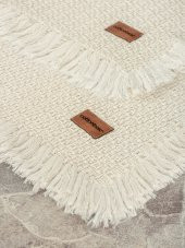 Cotton Box Bath Rug Set Krem 75x125 60x90 - 2