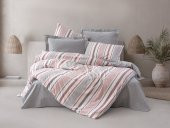 Cotton Box Natureforce İpliği Boyalı Çift Kişilik Nevresim Takımı Duo Mavi thumbnail 1