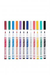 MST COSMETİC 12 Renk Pen Eyeliner Seti - 1