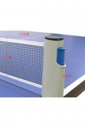 Mekanizmalı ayarlanabilir Masa Tenisi Filesi + 2 Raket 3 top Set - 3