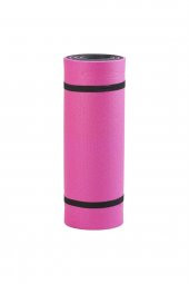 Çift Taraflı Yoga Minderi Ve Spor Matı 16 mm Pembe-Siyah - 3
