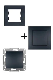 Schneider Asfora Antrasit Vavien - Çerçeveli Tekli Vavien thumbnail 1