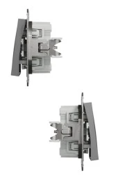 Schneider Asfora Antrasit Vavien - Çerçeveli Tekli Vavien thumbnail 4