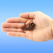 Mobilya Dolap Kapak Tutucu Plastik Çıt Çıt Kahverengi (10 ADET) - 3