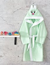 Komfort Home Kapşonlu %100 Pamuklu Çocuk Bornoz - 2