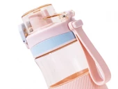 Diller 520 ml Tritan Geniş Ağızlı Kilitli Kapak Yeşil Matara Suluk thumbnail 2