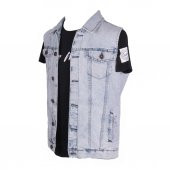 Vikings Jeans Erkek -Denim-Kot- Yelek- Taşlanmış - 1