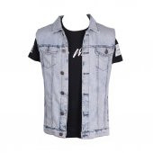 Vikings Jeans Erkek -Denim-Kot- Yelek- Taşlanmış - 2