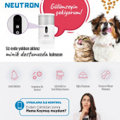 Neutron Kameralı Ve Sesli Akıllı Mama Kabı Wi-Fi Destekli - Smart Pet Feeder - App İle Kontrol - 4