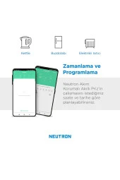 Akıllı Wi-fi Destekli 16a Uzaktan Kontrollü Akım Korumalı Tekli Priz - Uygulama Üzerinden Kontrol - 2