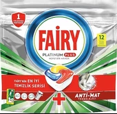 Fairy Platinum Plus Bulaşık Makine Deterjanı 12 Tablet - 1
