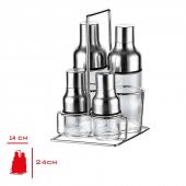 Yağlık Sirkelik Takımı 4 Parça Standlı GRV2404 - 1