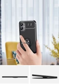 Galaxy A04E Kılıf Zore Ravel Yüzüklü Silikon Kılıf - 5