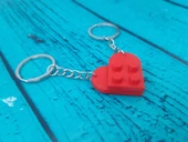 Seninle Anlam Bulurum Lego Kalp Oto Anahtarlık 2'li - 1