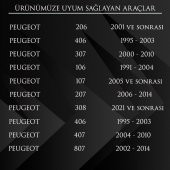 Peugeot 306,106,206,307,207,107 için Radyatör Ek Depo Kapağı - 2