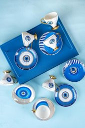 Acar Goldfinch 6 Kişilik Kahve Fincanı Takımı - 90 ml KAI-21-0172 - 2
