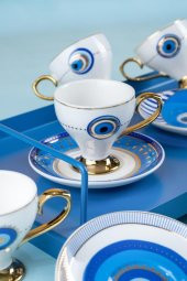 Acar Goldfinch 6 Kişilik Kahve Fincanı Takımı - 90 ml KAI-21-0172 - 3