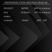 Fiat Fiorino,Peugeot Bipper,Doblo,Citroen için Arka Kelebek Cam Mandalı - 2