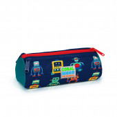 Coral High Kids Lacivert Civit Robot Desenli Dört Bölmeli Okul Sırt Çantası Seti 3''lü 23472 - 8