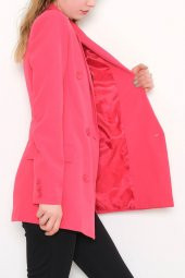 Blazer Ceket Fuşya - 9308.1174. - 4