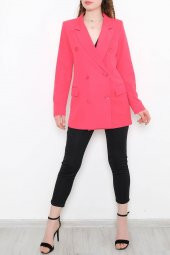 Blazer Ceket Fuşya - 9308.1174. - 5
