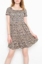 Gipeli Elbise Leopar - 889.1287. - 2