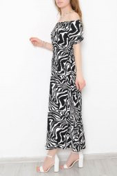 Desenli Bürümcük Elbise Zebra - 893.1287. - 4