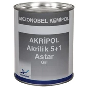 AkzoNobel Akripol 2k 5+1 Akrilik Astar Koyu Gri GL 1 Litre - 1