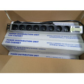 19" 1U 8'Li Fransız Ups Anahtarlı Alüminyum Rack Kabin Prizi Pdu(10 ADET) - 2