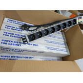 19" 1U 8'Li Fransız Ups Anahtarlı Alüminyum Rack Kabin Prizi Pdu(10 ADET) - 3