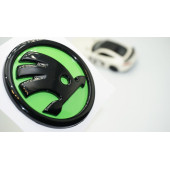 Dk Tuning Skoda Bagaj 8cm Yeni Nesil Yeşil Siyah Logo Amblem thumbnail 1