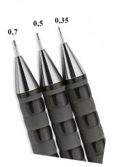 0.3 / 3.5 Mm Tikky Uçlu Kalem Siyah Renk 1 Adet Rotring Siyah Versatil Kalem 0,3 Mm Mekanik Uçlu Kalem - 2