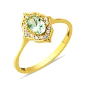 Yeşim Taşlı 14 Ayar Altın Yüzük thumbnail 1