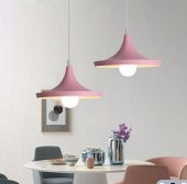 Mylights ikili cocuk odası sarkıt pembe avize  genç odası avize - 1