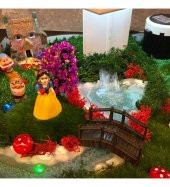 Kişiye Özel Masal Anlatan Pamuk Prenses ve 7 Cüceler Temalı Teraryum Led Işıklı Gece Lambası - 7